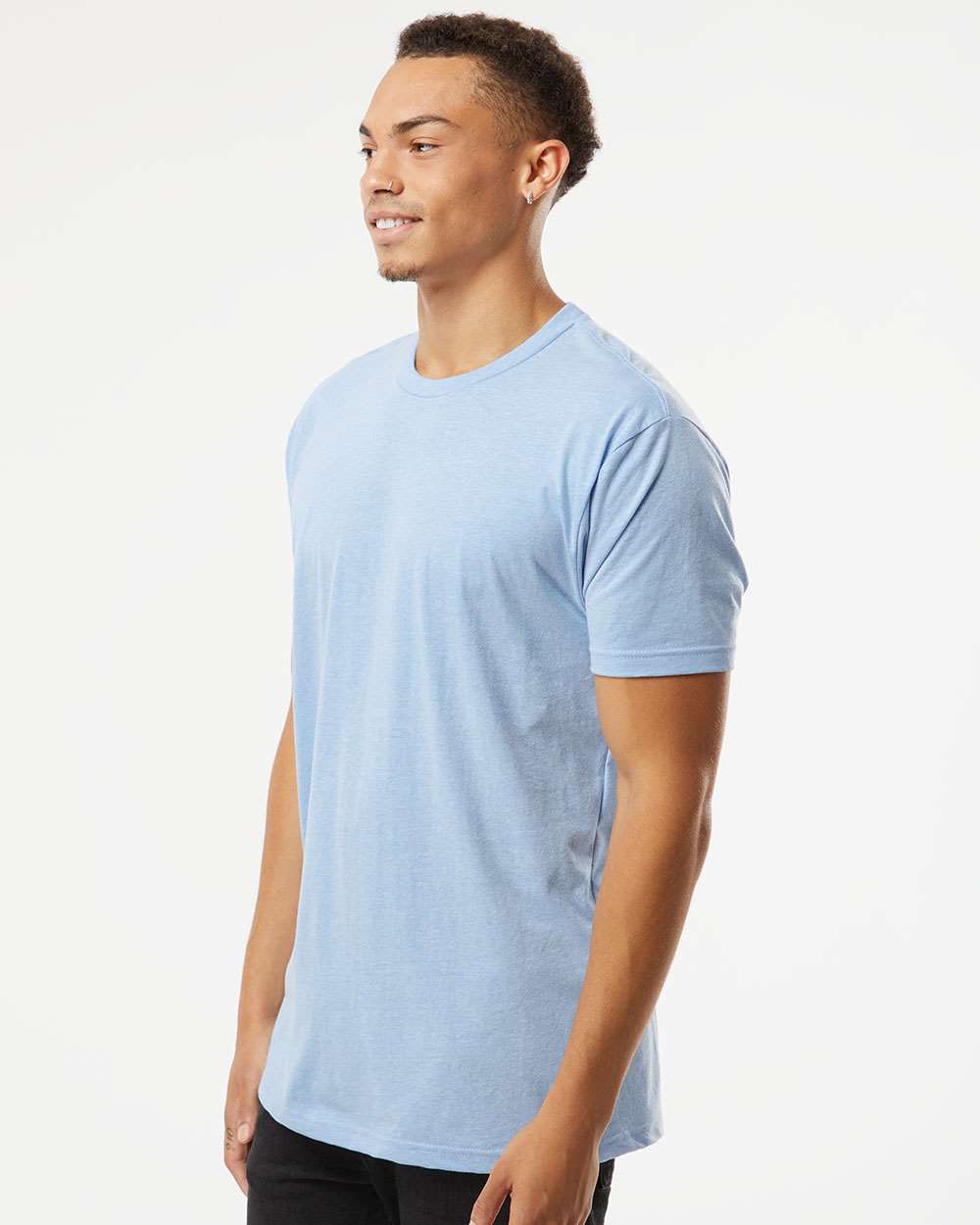 Next Level Unisex CVC Tee - 6210 - 6210M Heather Columbia Blue