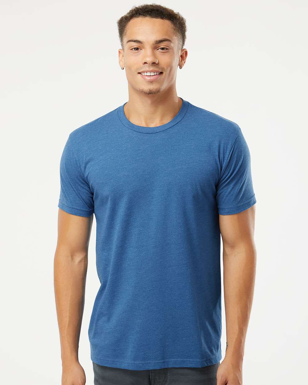 Next Level Unisex CVC Tee - 6210 - 6210M Heather Cool Blue