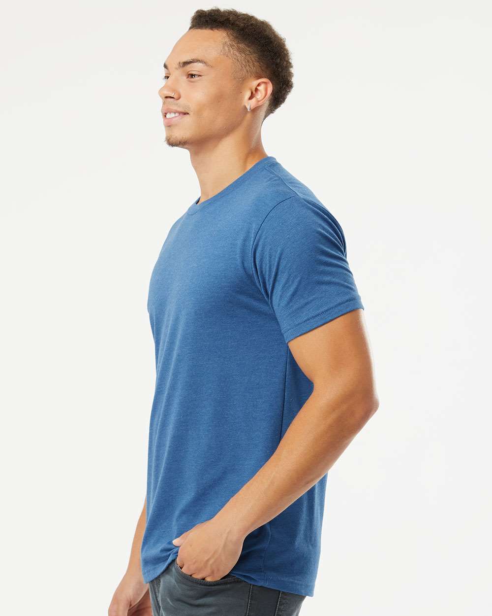 Next Level Unisex CVC Tee - 6210 - 6210M Heather Cool Blue