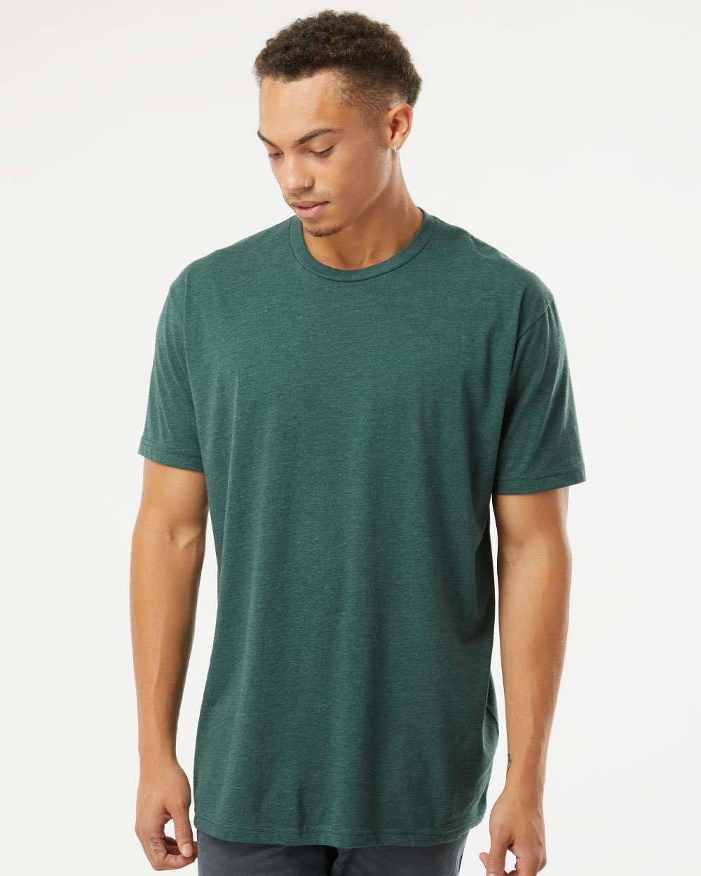Next Level Unisex CVC Tee - 6210 - 6210M Heather Forest Green