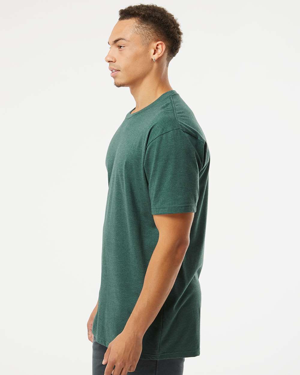 Next Level Unisex CVC Tee - 6210 - 6210M Heather Forest Green