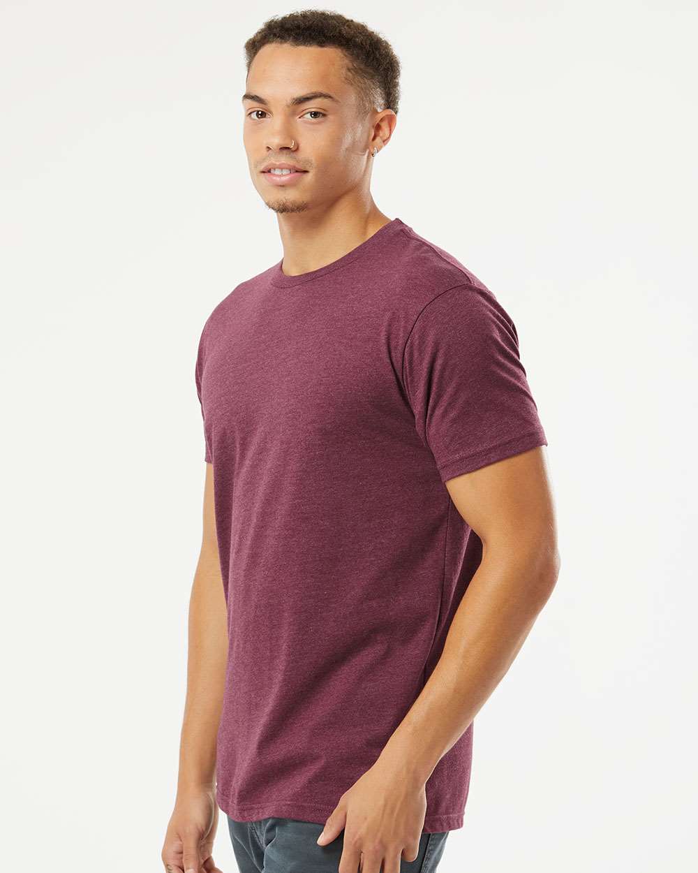 Next Level Unisex CVC Tee - 6210 - 6210M Heather Maroon