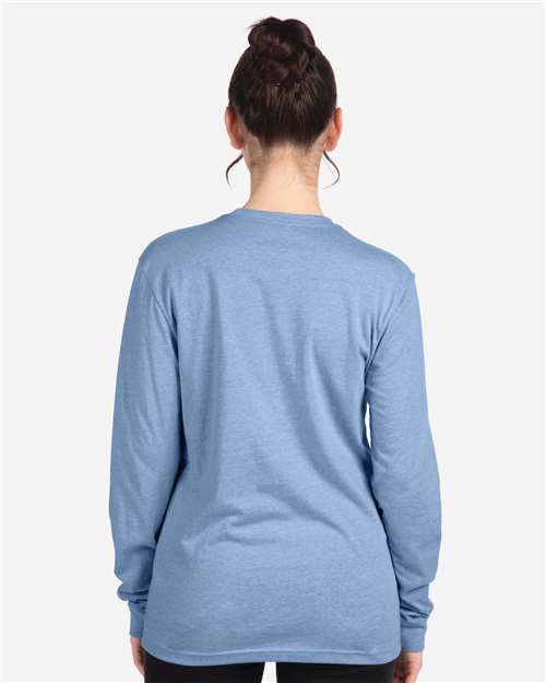 Next Level Unisex CVC Long Sleeve T-Shirt - 6211 - 6211N Heather Columbia Blue