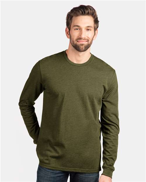 Next Level Unisex CVC Long Sleeve T-Shirt - 6211 - 6211N Military Green