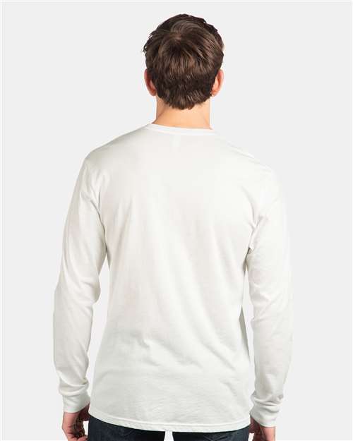 Next Level Unisex CVC Long Sleeve T-Shirt - 6211 - 6211N White