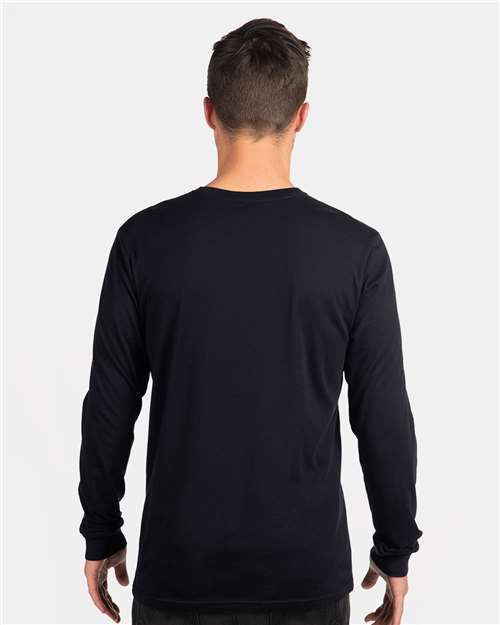 Next Level Unisex CVC Long Sleeve T-Shirt - 6211 - 6211N Black