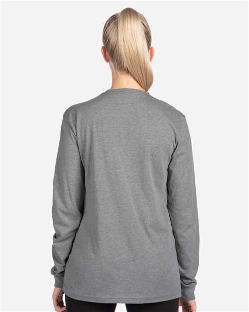 Next Level Unisex CVC Long Sleeve T-Shirt - 6211 - 6211N Dark Heather Grey
