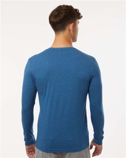 Next Level Unisex CVC Long Sleeve T-Shirt - 6211 - 6211N Heather Cool Blue