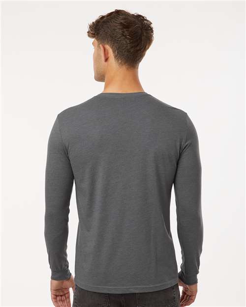 Next Level Unisex CVC Long Sleeve T-Shirt - 6211 - 6211N Heather Heavy Metal