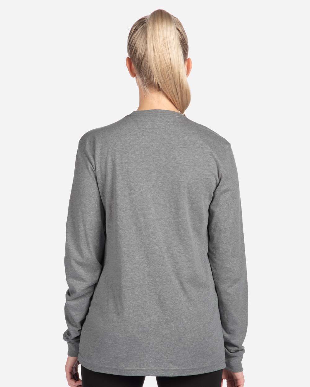 Next Level Unisex CVC Long Sleeve Tee - 6211 - 6211N Dark Heather Grey