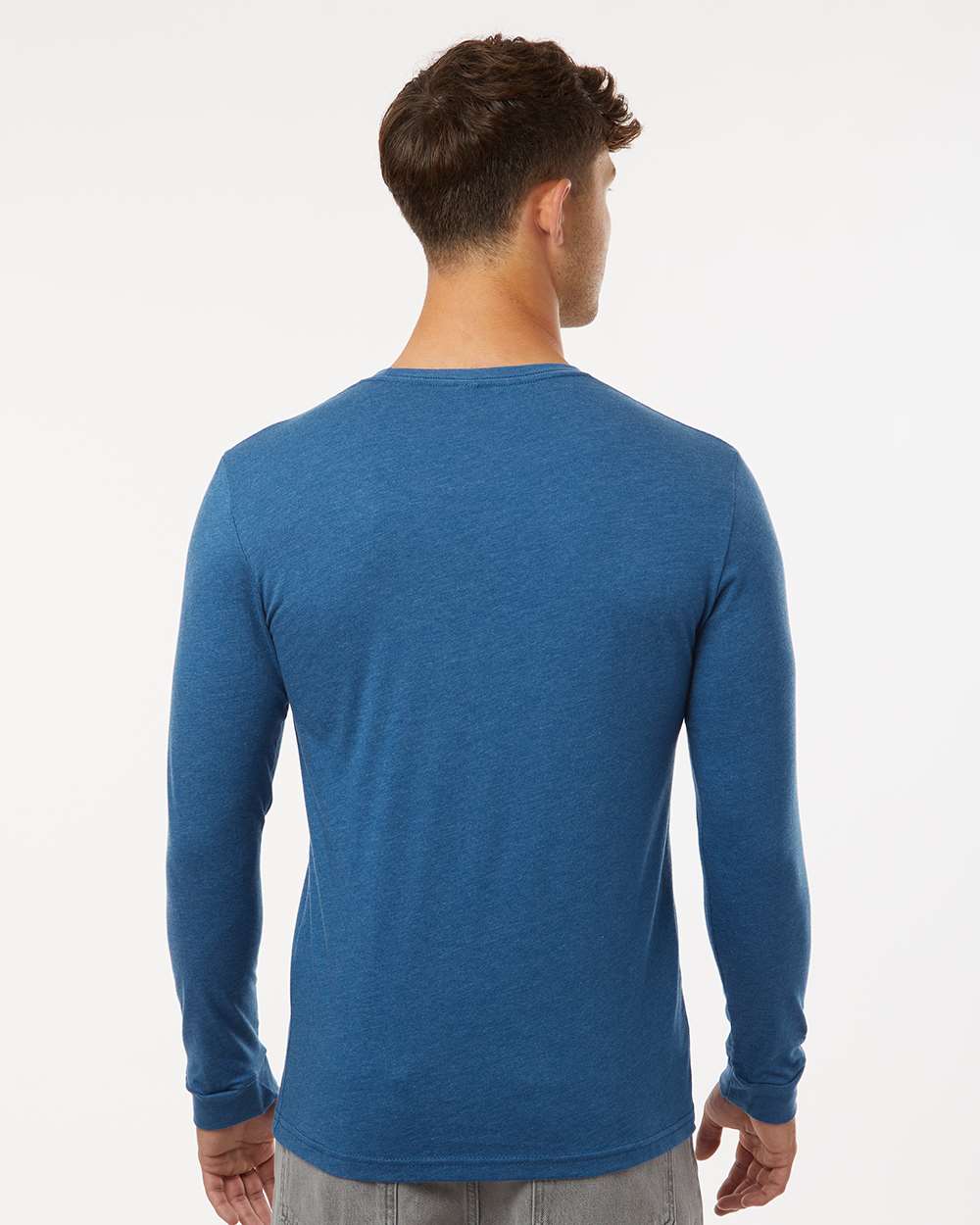 Next Level Unisex CVC Long Sleeve Tee - 6211 - 6211N Heather Cool Blue
