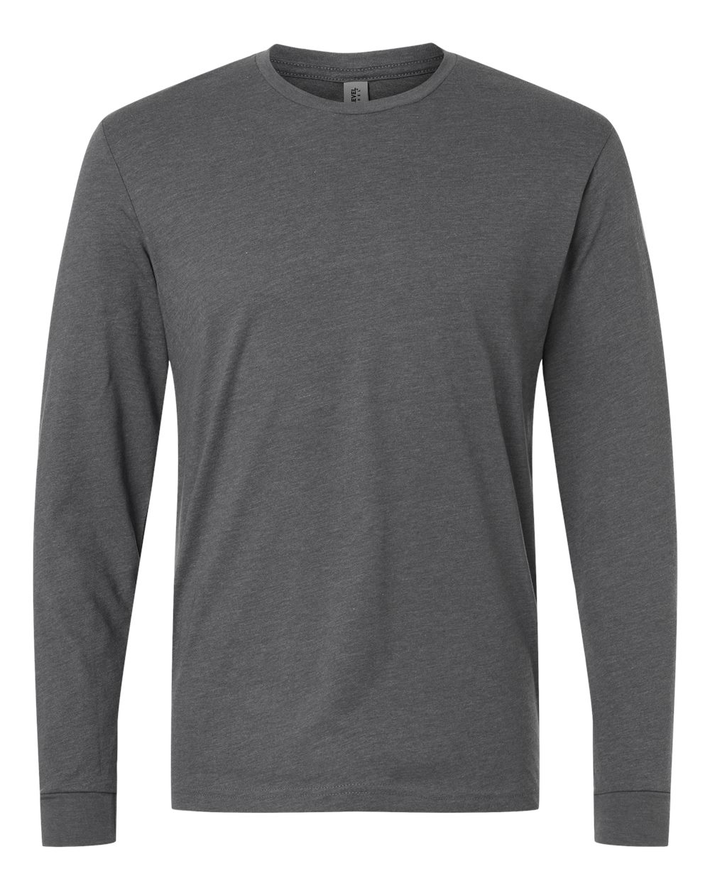 Next Level Unisex CVC Long Sleeve Tee - 6211 - 6211N Heather Heavy Metal