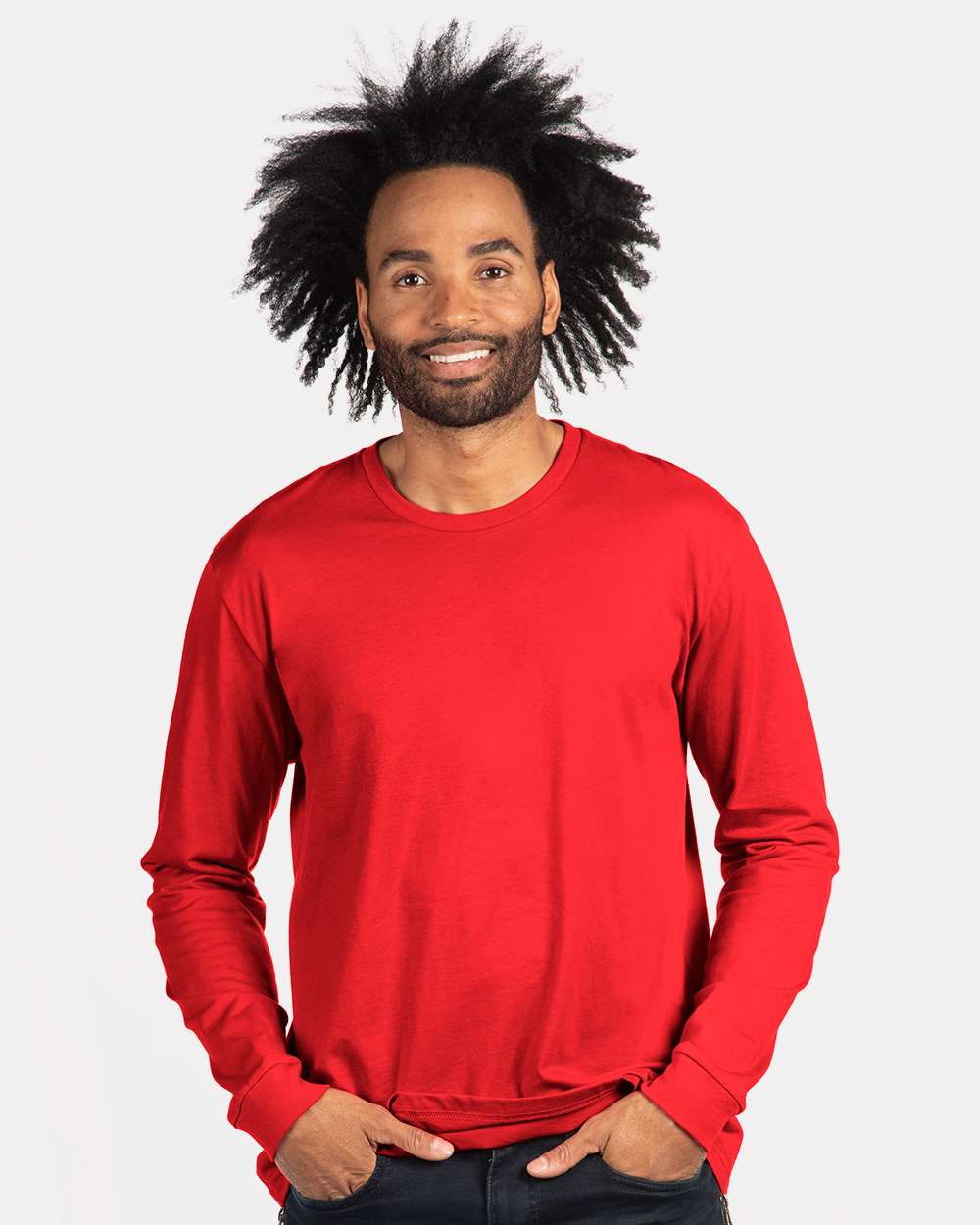 Next Level Unisex CVC Long Sleeve Tee - 6211 - 6211N Red