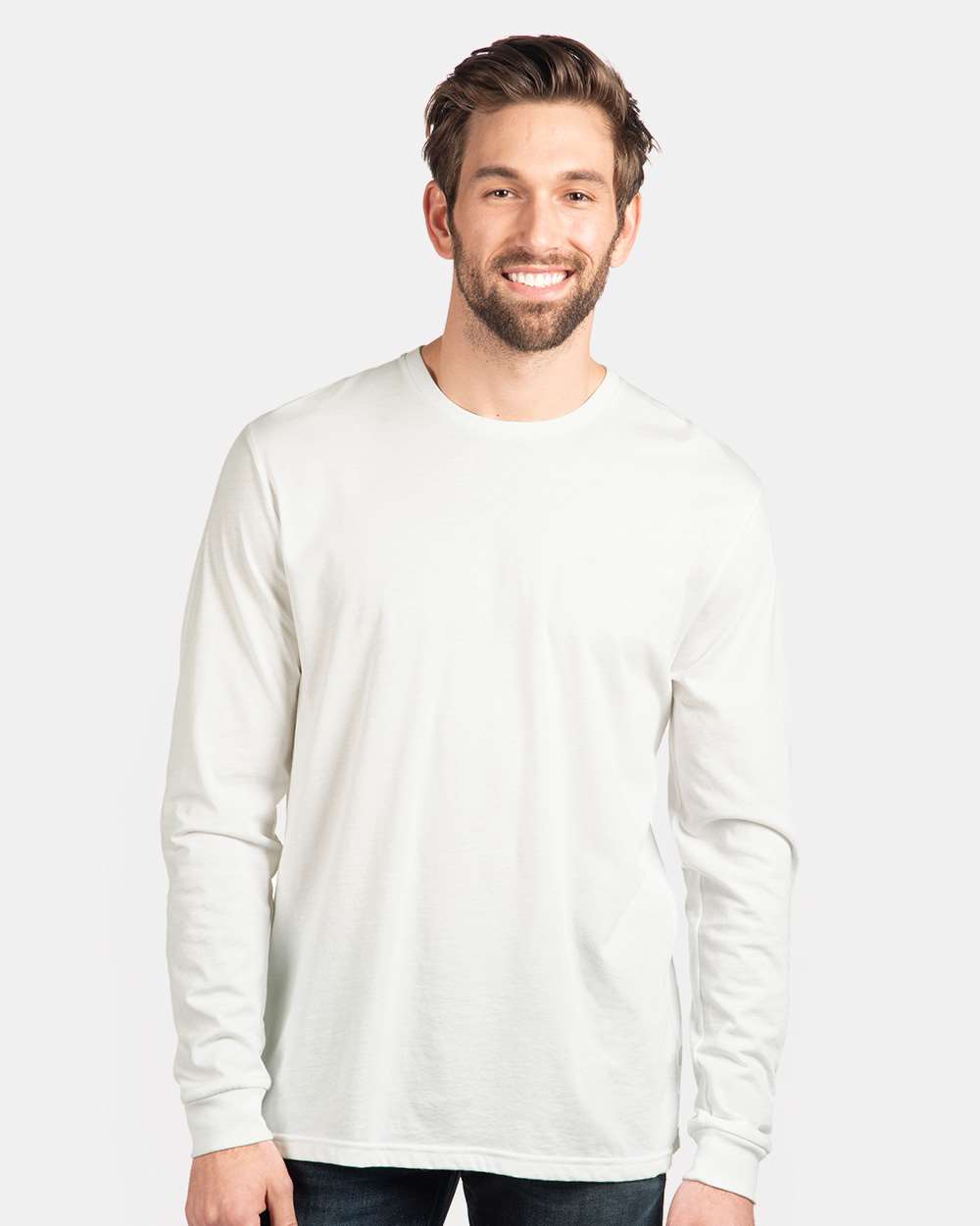 Next Level Unisex CVC Long Sleeve Tee - 6211 - 6211N White