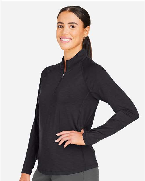Puma Golf Women's You-V Quarter-Zip Pullover - 625902 Puma Black