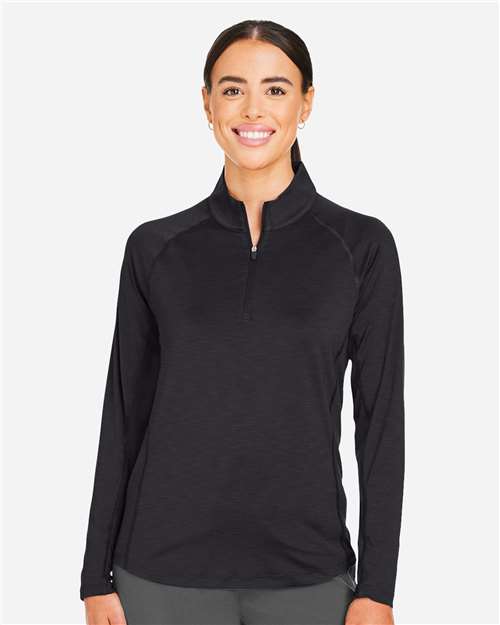 Puma Golf Women's You-V Quarter-Zip Pullover - 625902 Puma Black