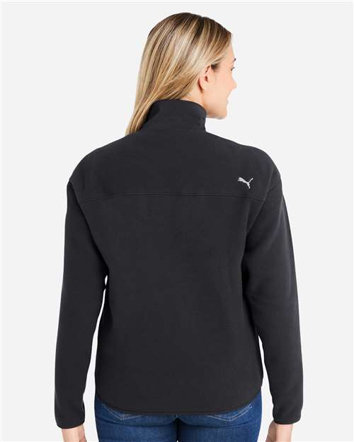 Puma Golf Women's Charley Fleece Full-Zip Jacket - 626904 Puma Black