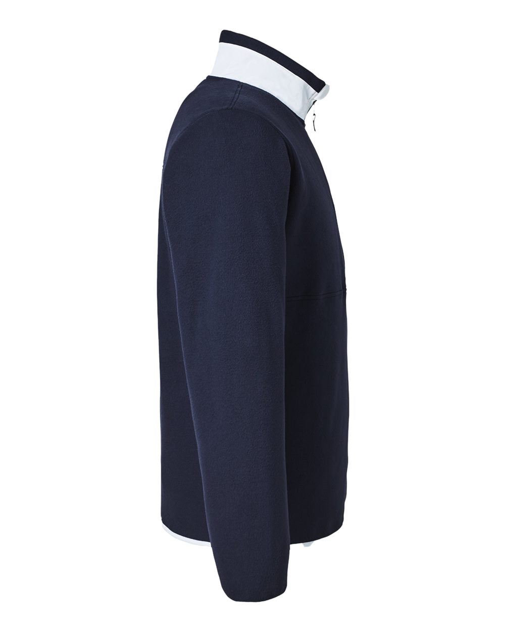 Puma Golf Men's Fleece Quarter-Zip Pullover - 628407 Deep Navy- White Glow