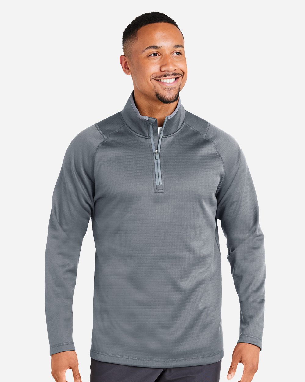 American Apparel Men's Waffle Fleece Quarter-Zip Pullover - 631105