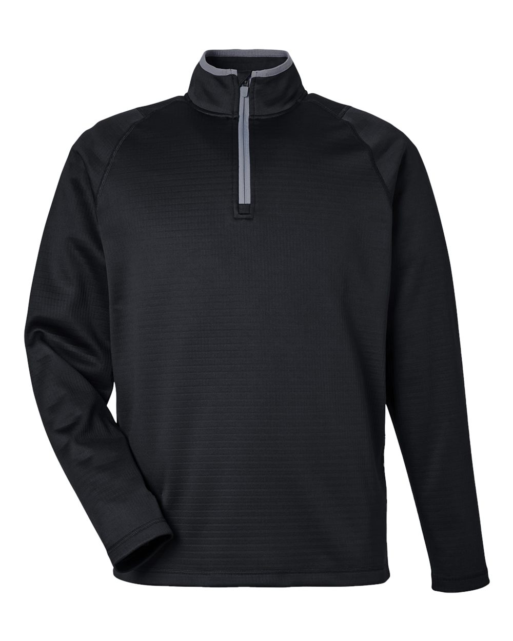 Puma Golf Men's Waffle Fleece Quarter-Zip Pullover - 631105 Puma Black