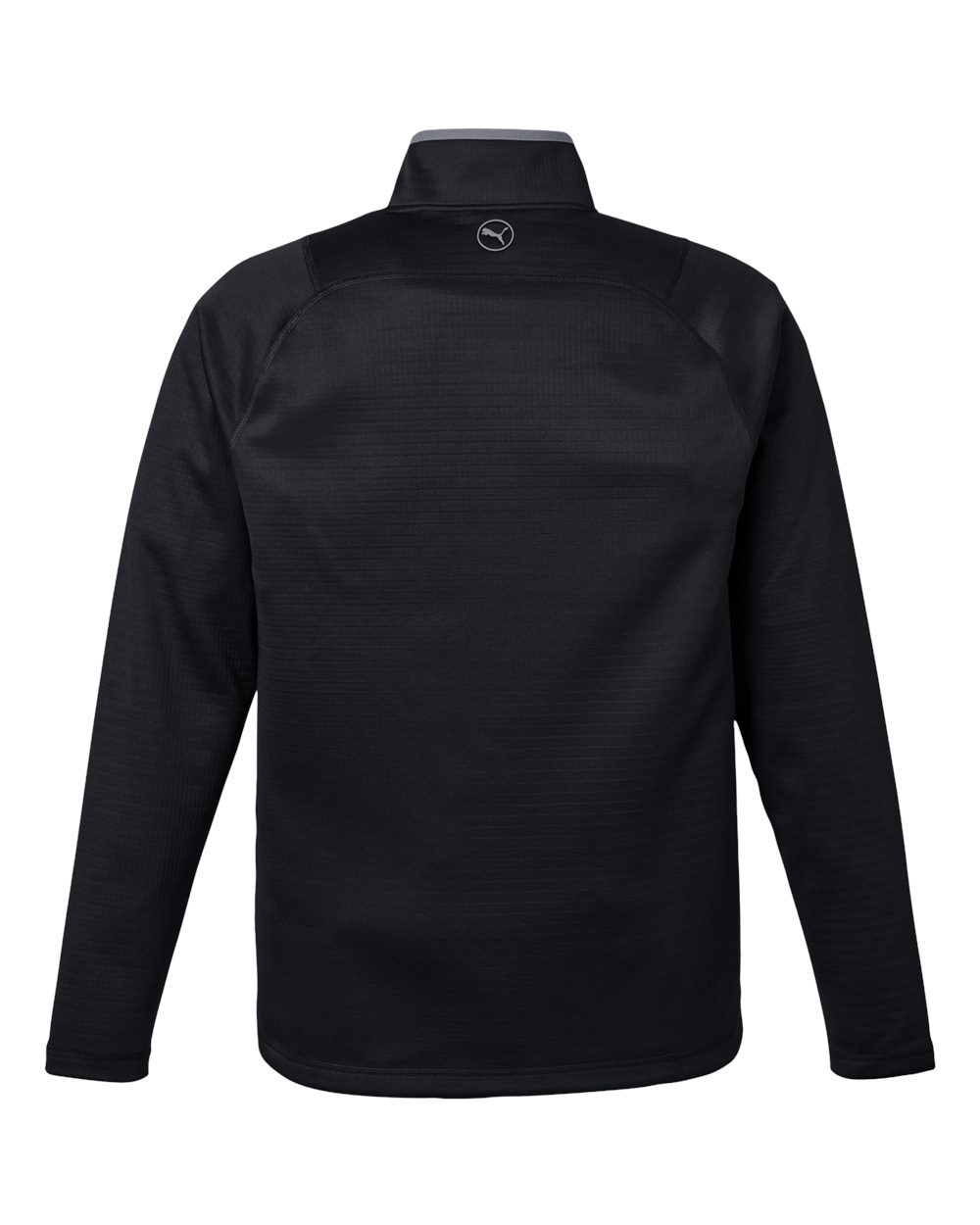 Puma Golf Men's Waffle Fleece Quarter-Zip Pullover - 631105 Puma Black