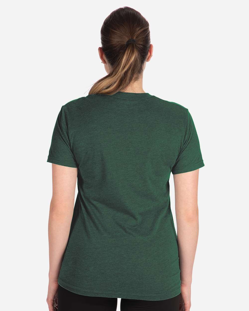 Next Level Unisex Sueded Tee - 6410 Heather Forest Green