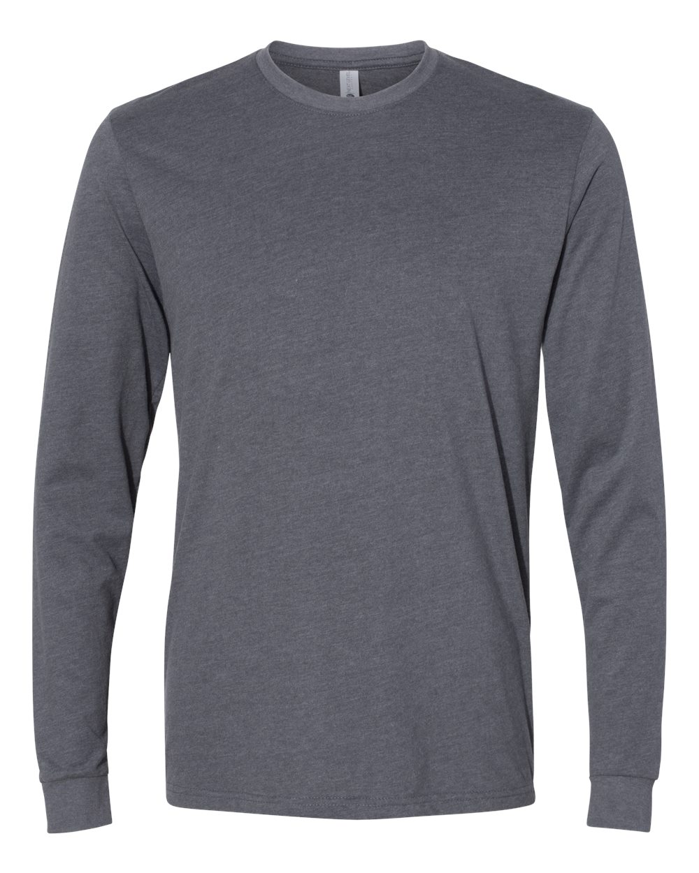 Next Level Unisex Sueded Long Sleeve T-Shirt - 6411 Heather Metal