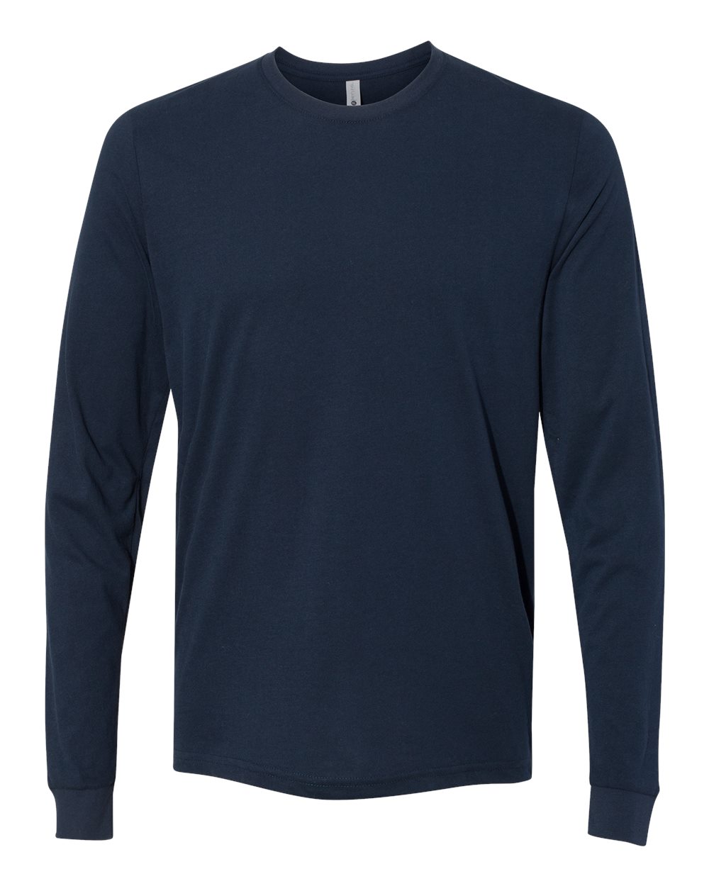 Next Level Unisex Sueded Long Sleeve T-Shirt - 6411 Midnight Navy