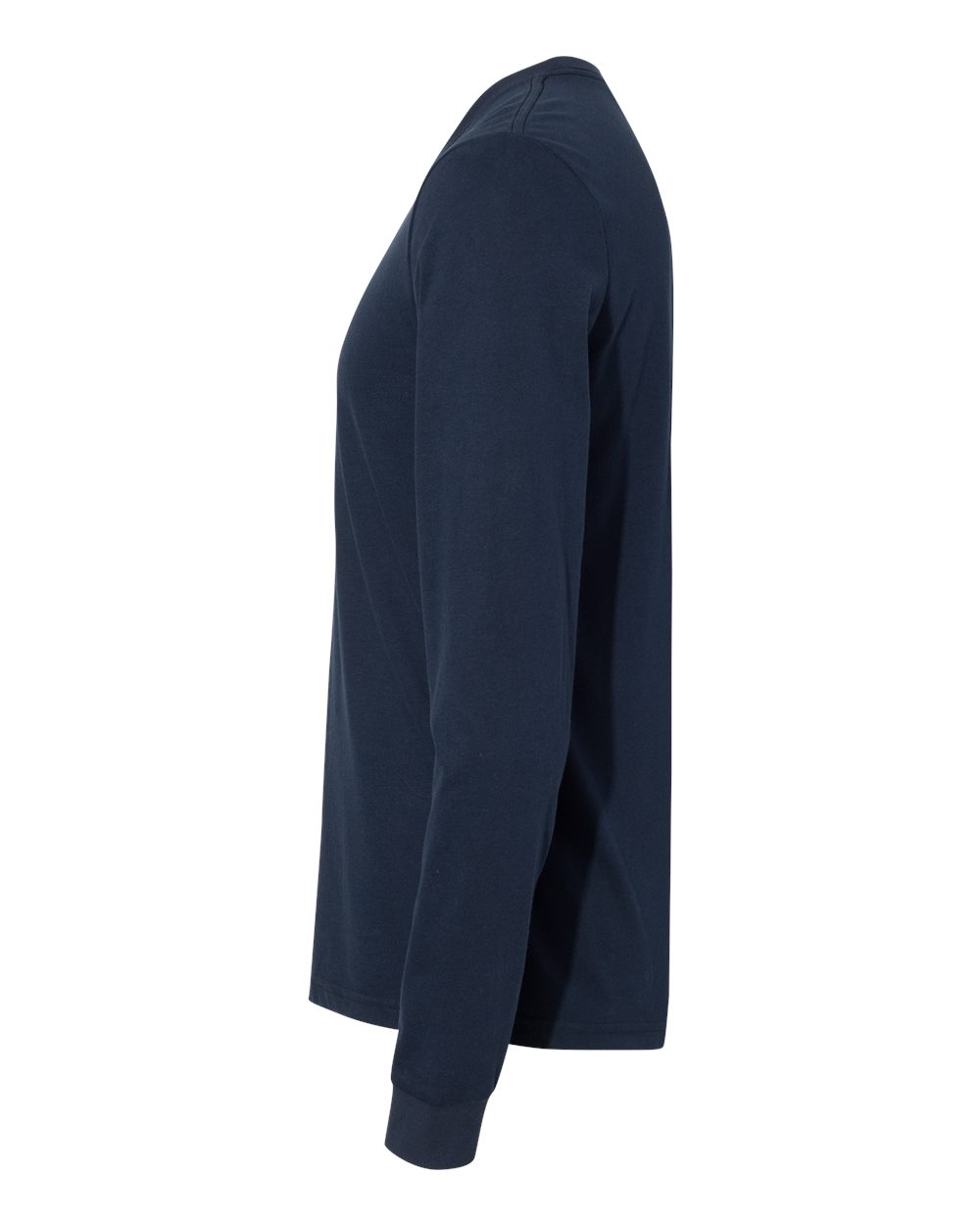 Next Level Unisex Sueded Long Sleeve T-Shirt - 6411 Midnight Navy