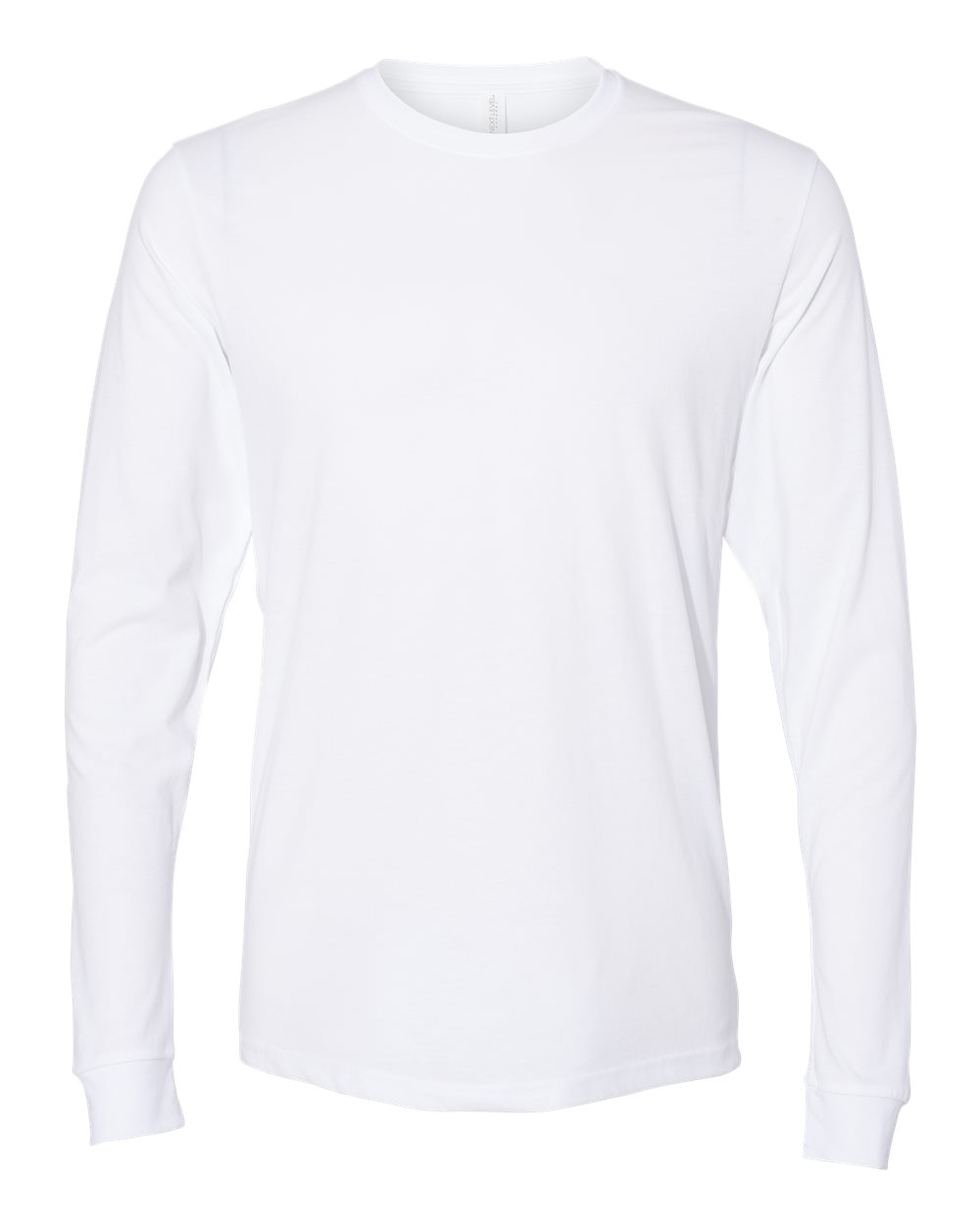 Next Level Unisex Sueded Long Sleeve T-Shirt - 6411 White