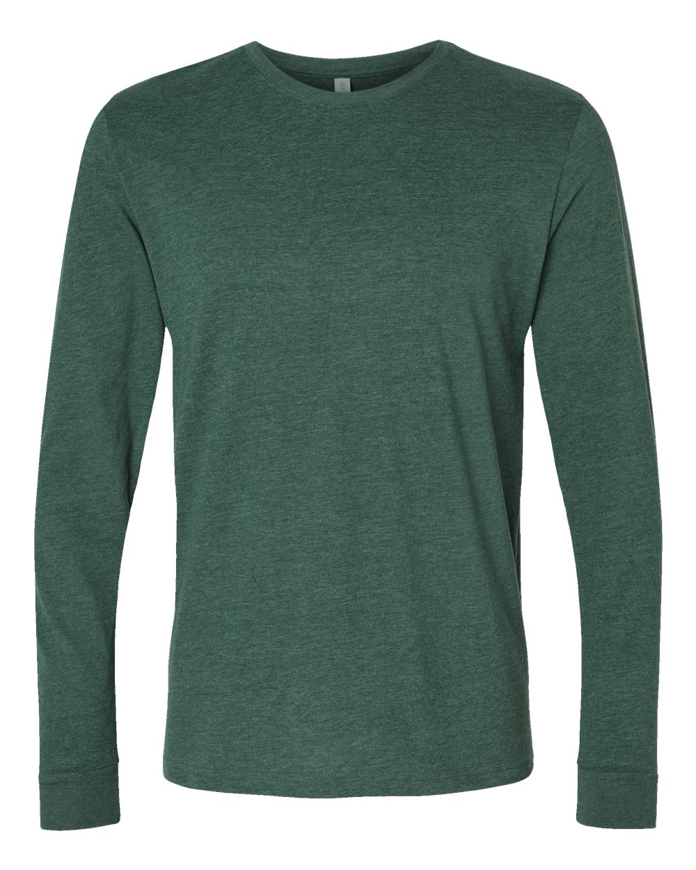 Next Level Unisex Sueded Long Sleeve Tee - 6411 Heather Forest Green