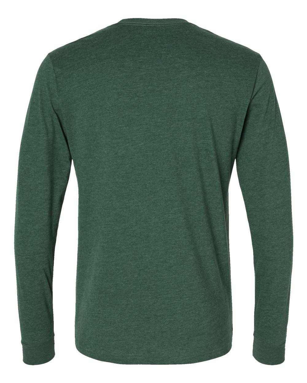 Next Level Unisex Sueded Long Sleeve Tee - 6411 Heather Forest Green