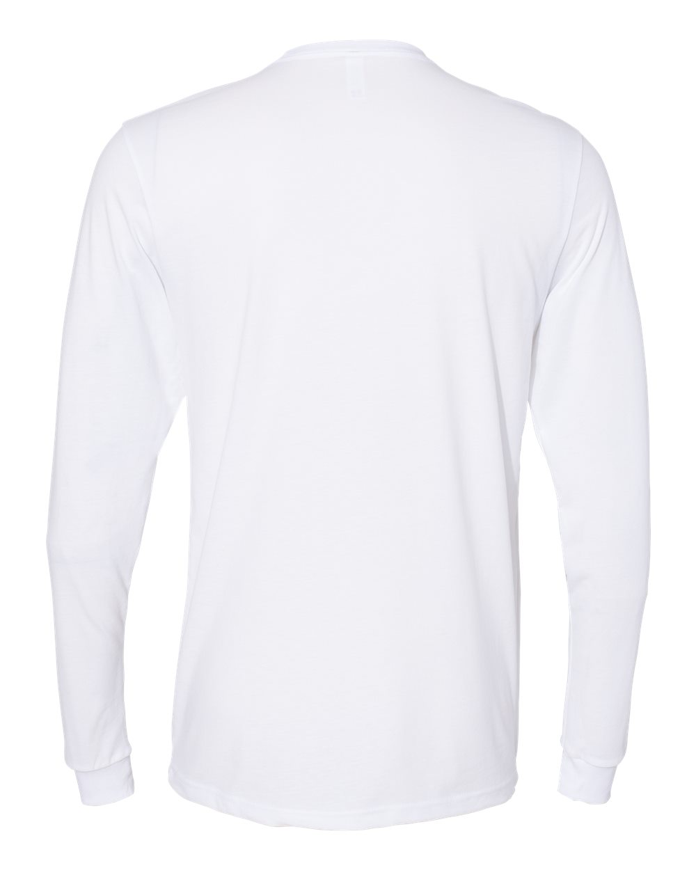 Next Level Unisex Sueded Long Sleeve Tee - 6411 White