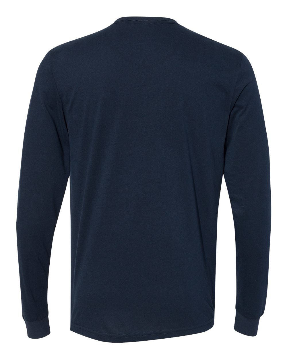 Next Level Unisex Sueded Long Sleeve Tee - 6411 Midnight Navy
