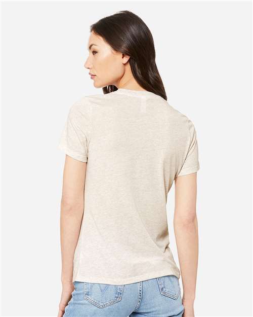 BELLA + CANVAS Women’s Relaxed Fit Triblend Tee - 6413 Oatmeal Triblend