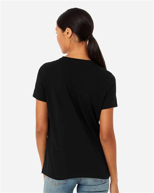 BELLA + CANVAS Women’s Relaxed Fit Triblend Tee - 6413 Solid Black Triblend