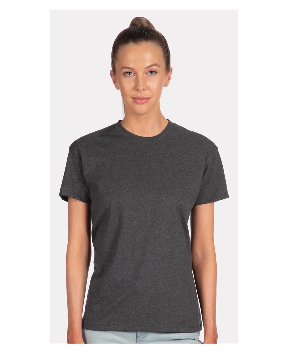 Next Level Women's CVC Relaxed Tee - 6600 Charcoal