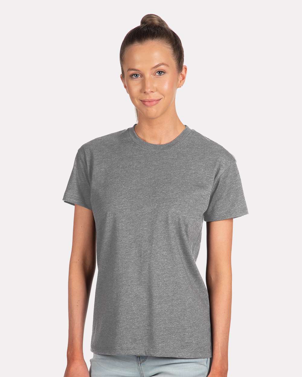 Next Level Women's CVC Relaxed Tee - 6600 Dark Heather Grey