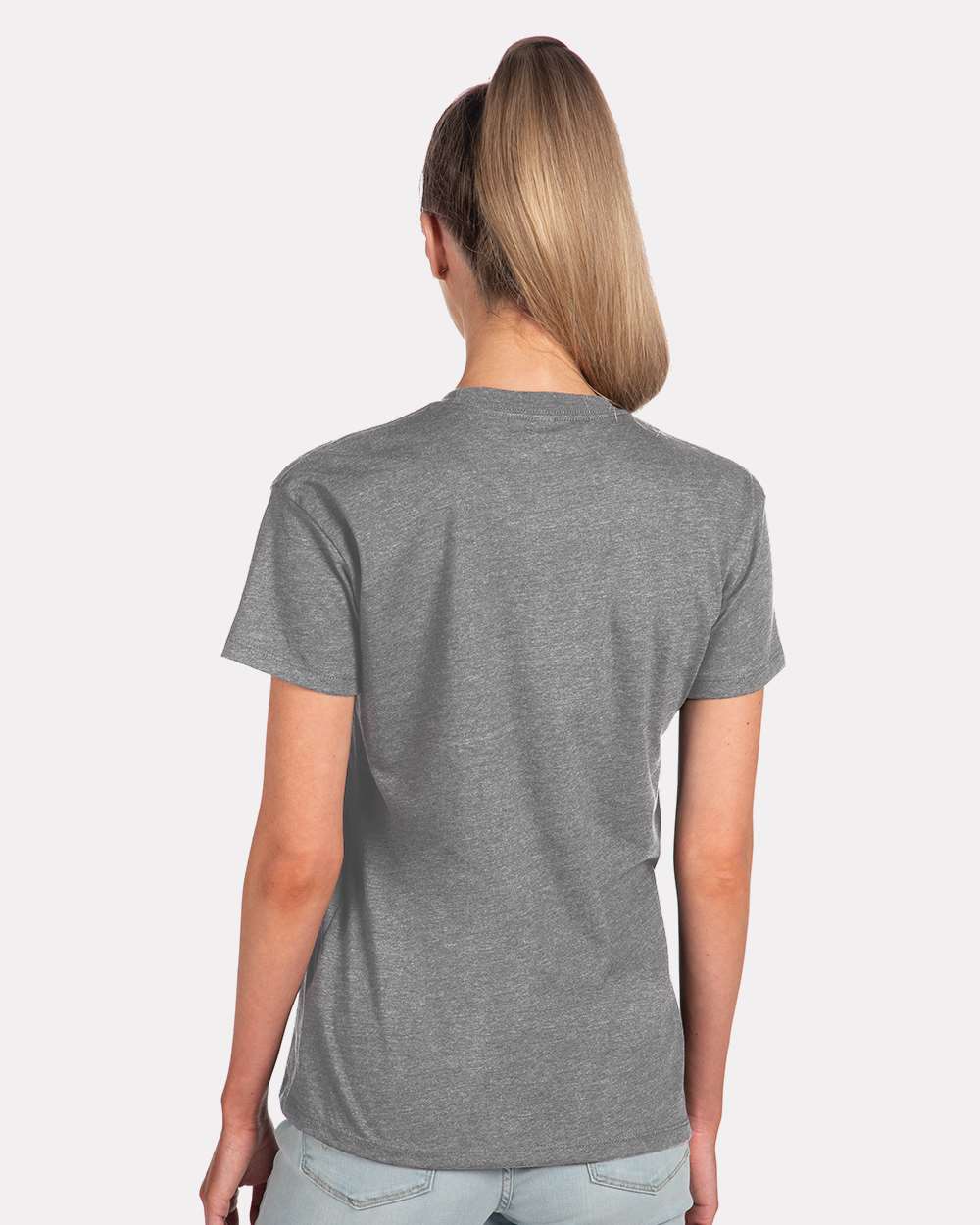 Next Level Women's CVC Relaxed Tee - 6600 Dark Heather Grey