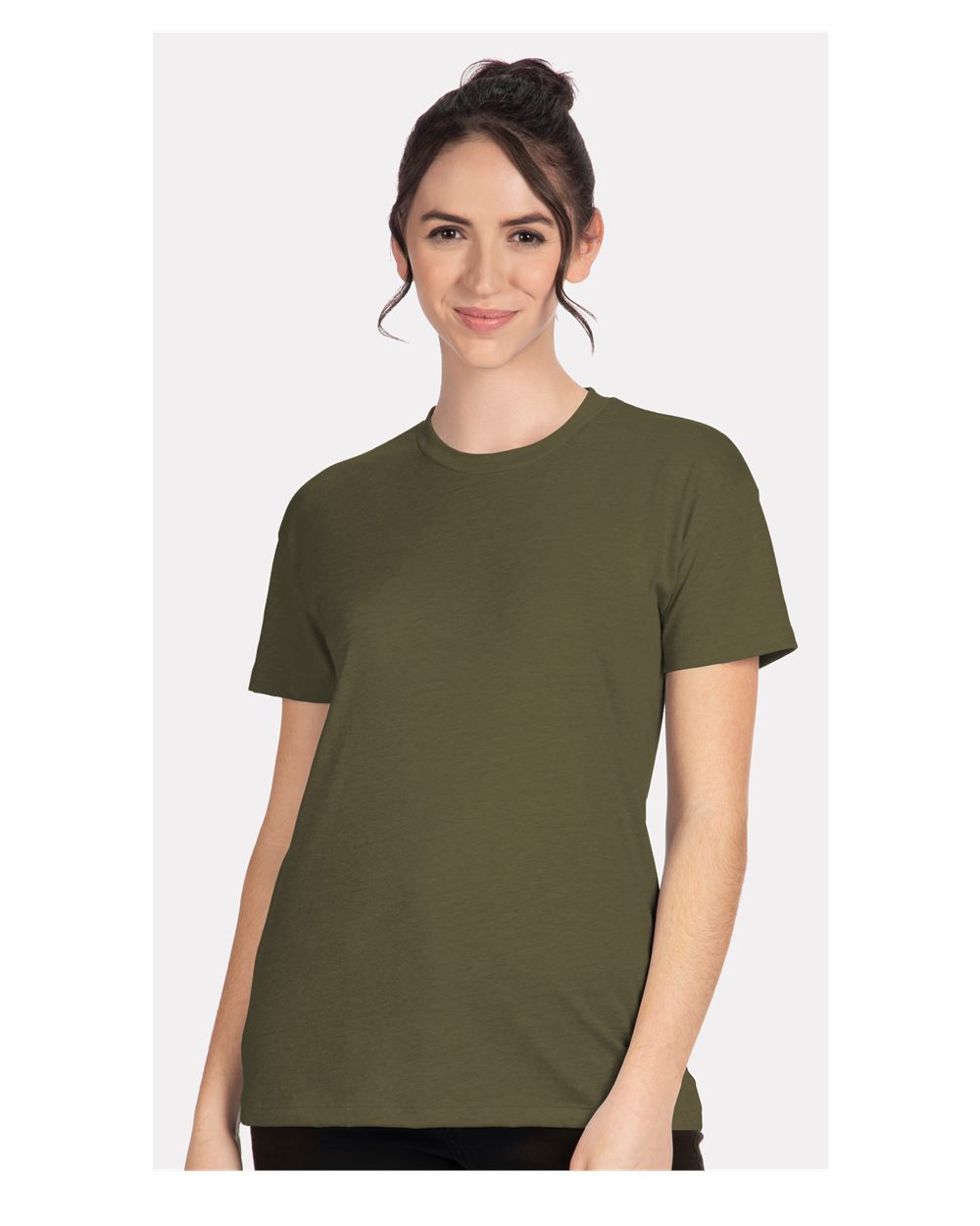 Next Level Women's CVC Relaxed Tee - 6600 Military Green