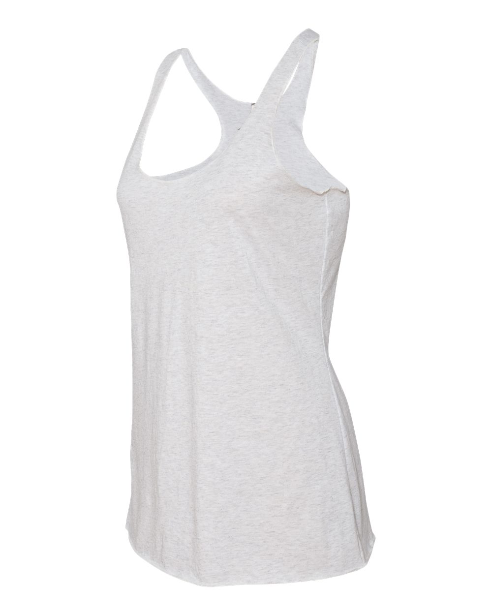 Next Level Women’s Triblend Racerback Tank - 6733 Heather White