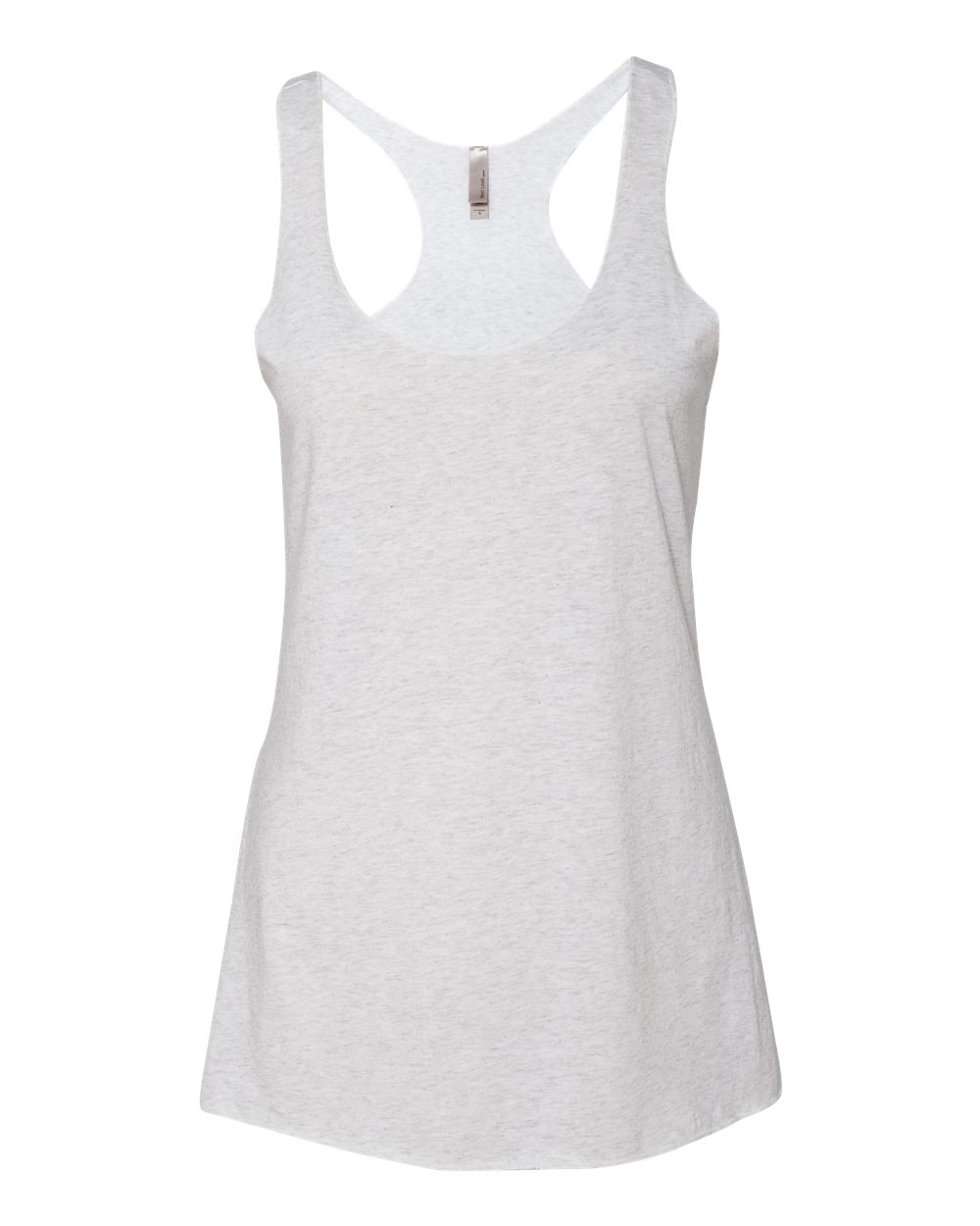 Next Level Women’s Triblend Racerback Tank - 6733 Heather White