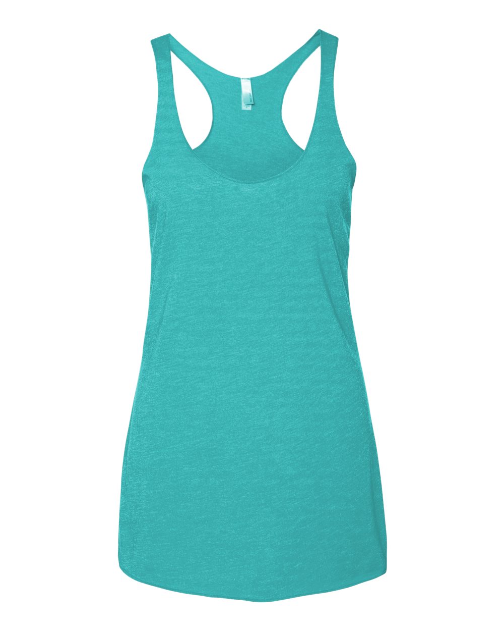 Next Level Women’s Triblend Racerback Tank - 6733 Tahiti Blue