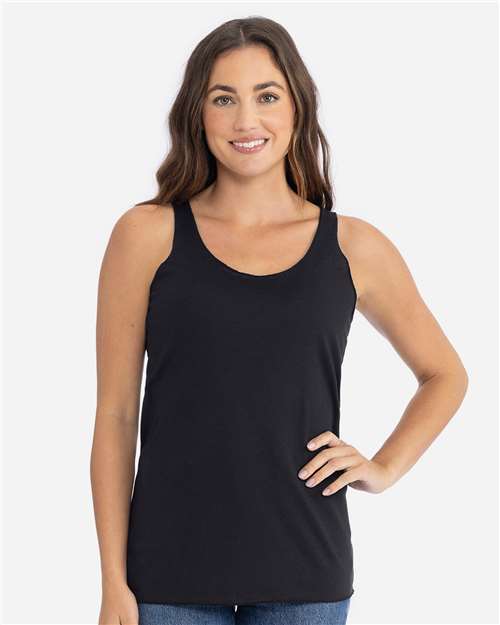 Next Level Women’s Triblend Racerback Tank Top - 6733 Black