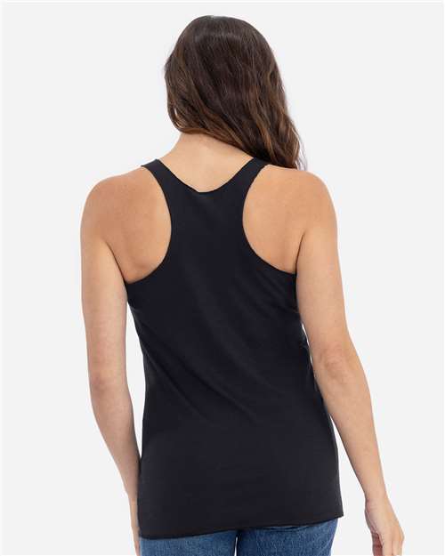 Next Level Women’s Triblend Racerback Tank Top - 6733 Black