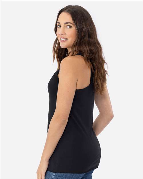 Next Level Women’s Triblend Racerback Tank Top - 6733 Black