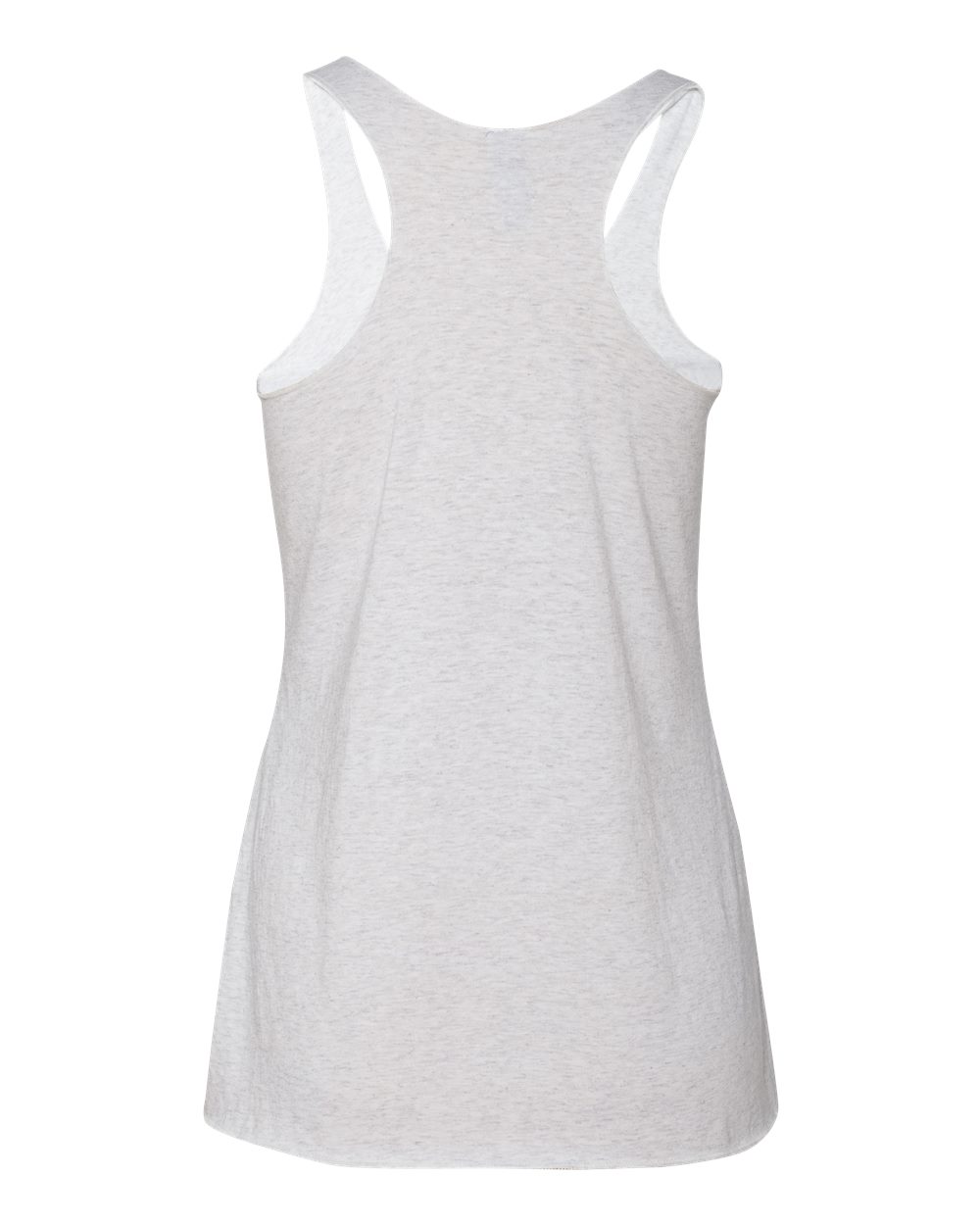 Next Level Women’s Triblend Racerback Tank Top - 6733 Heather White