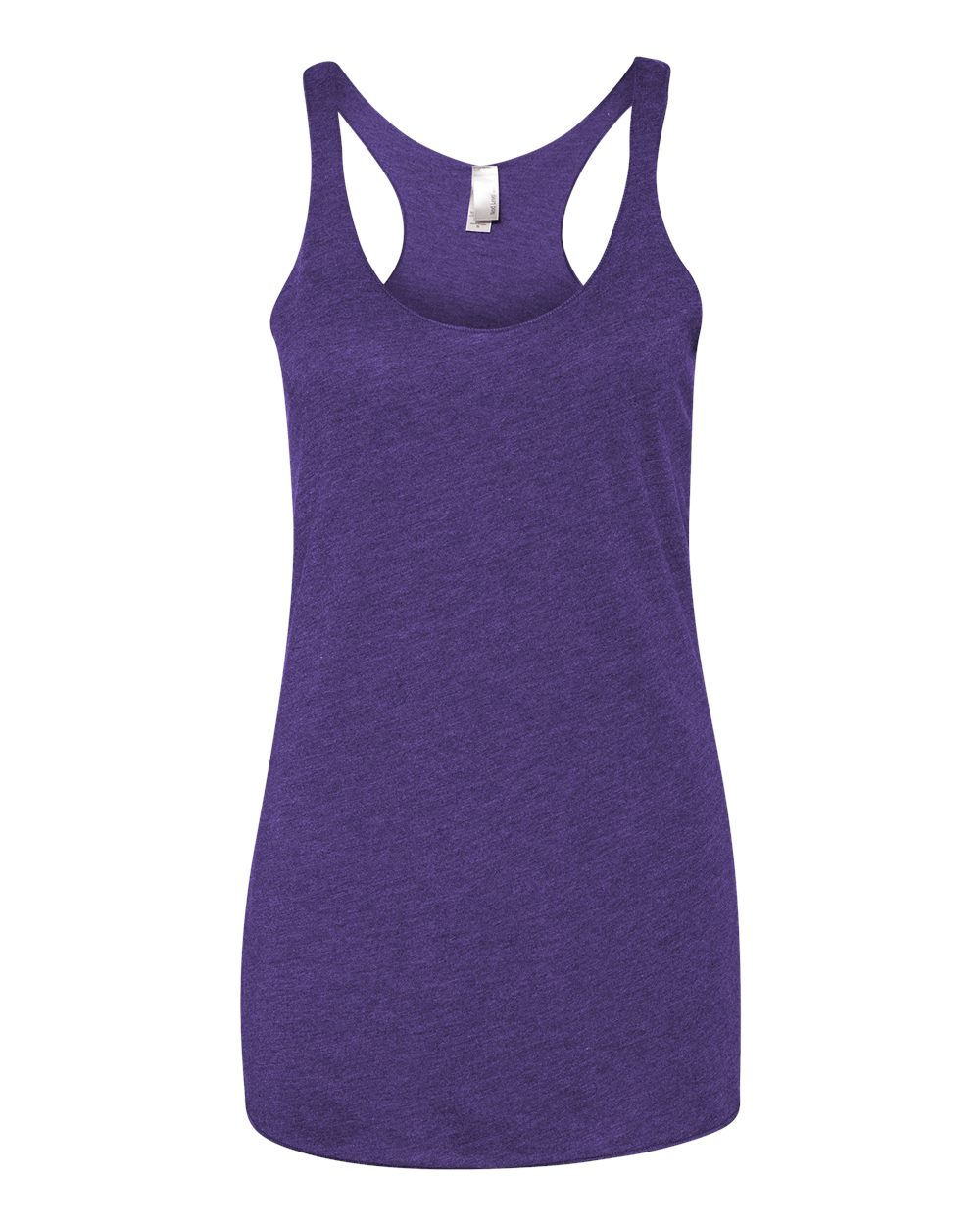 Next Level Women’s Triblend Racerback Tank Top - 6733 Purple Rush
