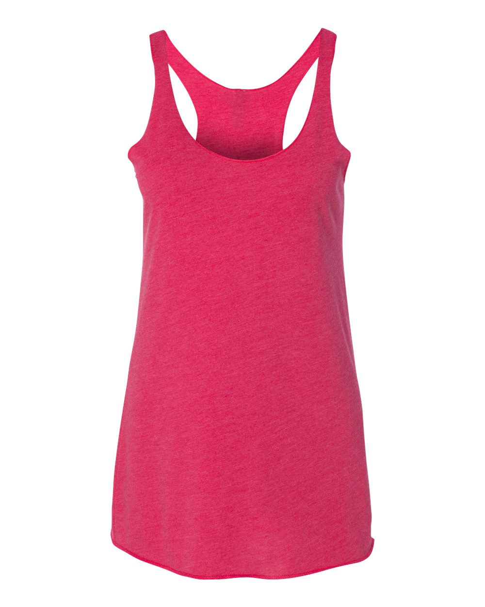 Next Level Women’s Triblend Racerback Tank Top - 6733 Vintage Shocking Pink