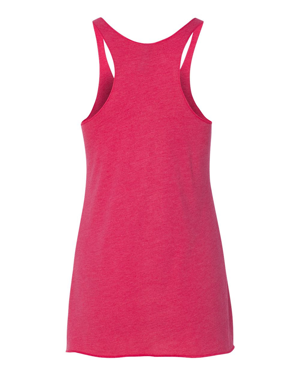 Next Level Women’s Triblend Racerback Tank Top - 6733 Vintage Shocking Pink